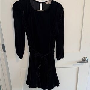 NWT LOFT Black Long Sleeve Dress
